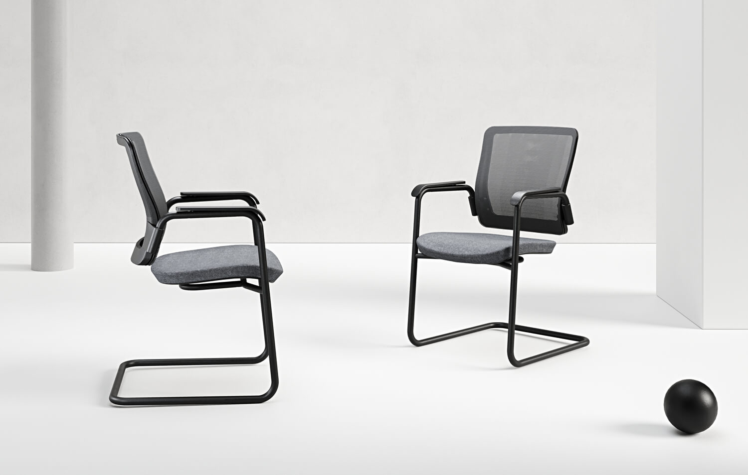 Aria Visitor Mesh Chair
