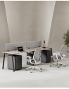 Ava 2x Single Line Black Stone Grey