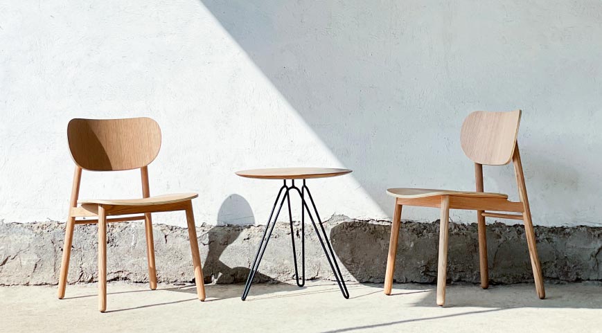 Birch Wooden Veneer Multi-Purpose Chair