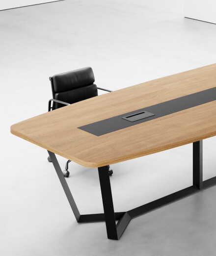 Diamond Meeting Table Frame and Finish