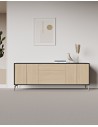 EDGE Metropolitan Black Low Height with Zinc Alloy Base Cabinet
