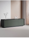 EDGE Metropolitan Nova Black Low Height with Skirting Cabinet