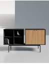 Edge Series Hutch Robinia Sideboard Black Cabinet