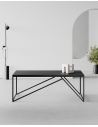 EXO 2.1 Modern Rectangular Black Coffee Table