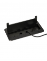 Flip Top Brushed Socket Box For Desk