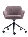 Gemini Pink Swivel Chair