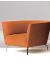 Kas Modular Single Seater Minimalist Low Back Sofa