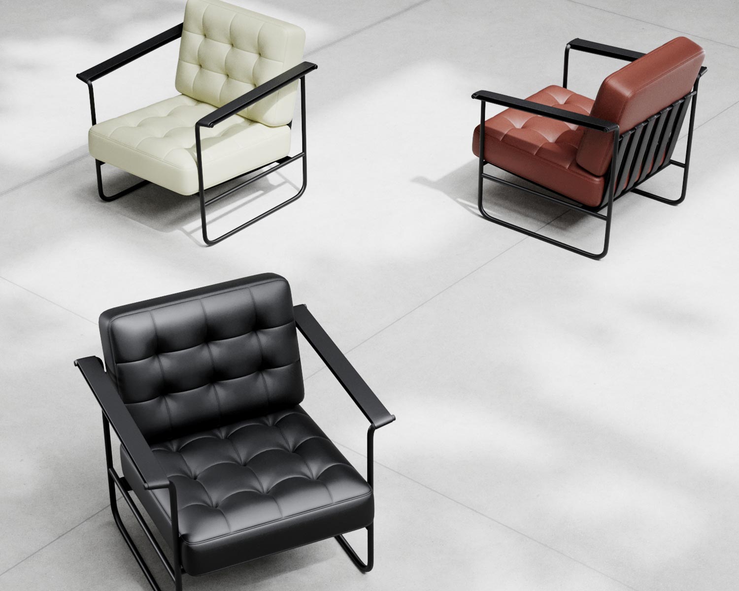 Lara Genuine Leather Lounge Chair