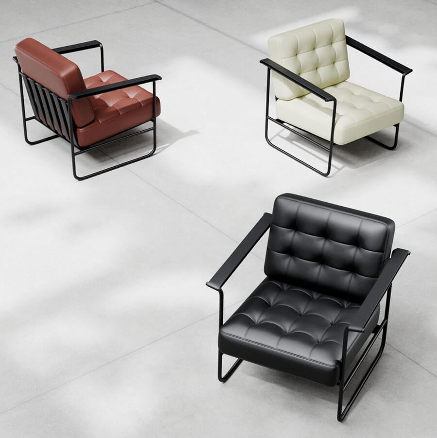 Leather Lounge Chair