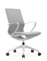 Marics White Task Chair
