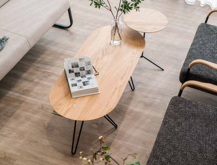 Vino Chamfered Long Coffee Table