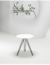 Vino Round Coffee Table - White