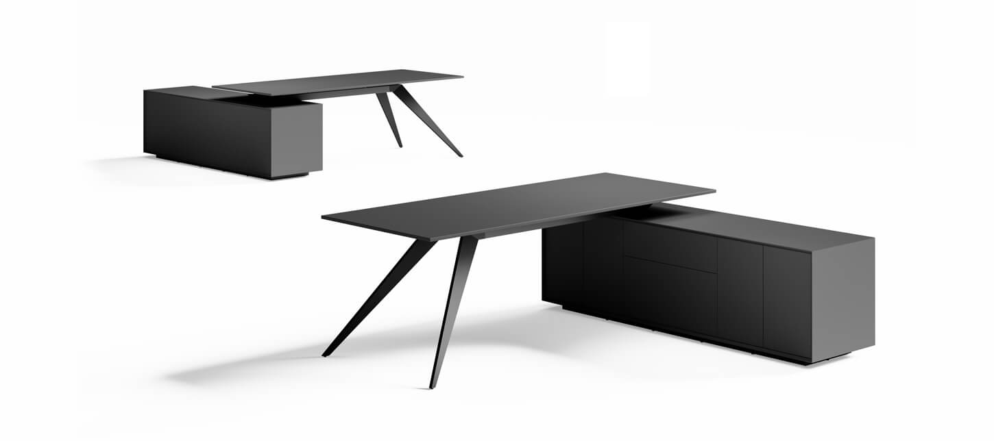 Zenon L-Shape Executive Desk