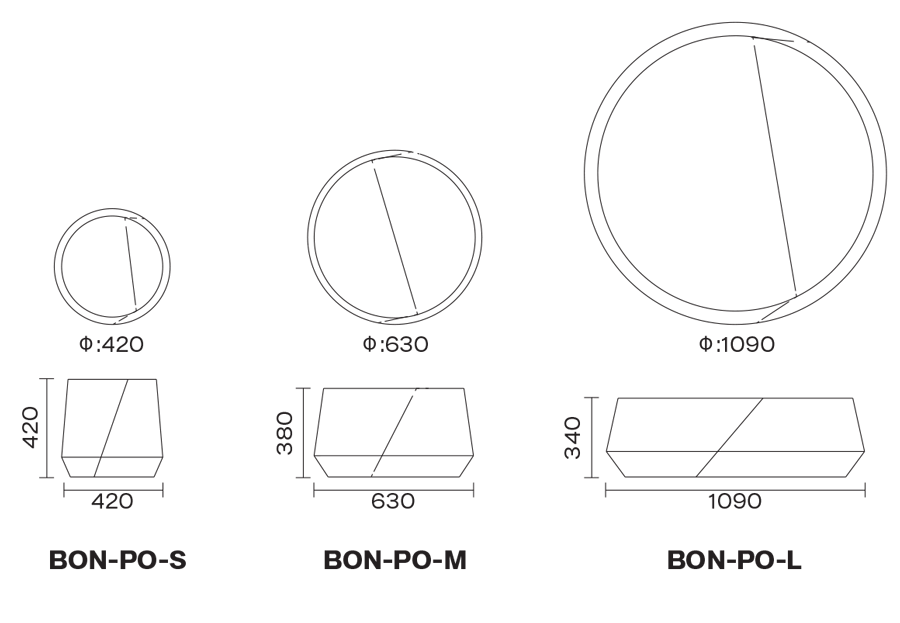 Buono Sizes